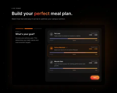 UniFit live demo walkthrough